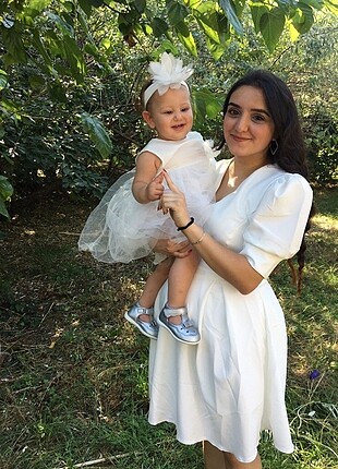 40 Beden Trendyol Milla Beyaz Elbise