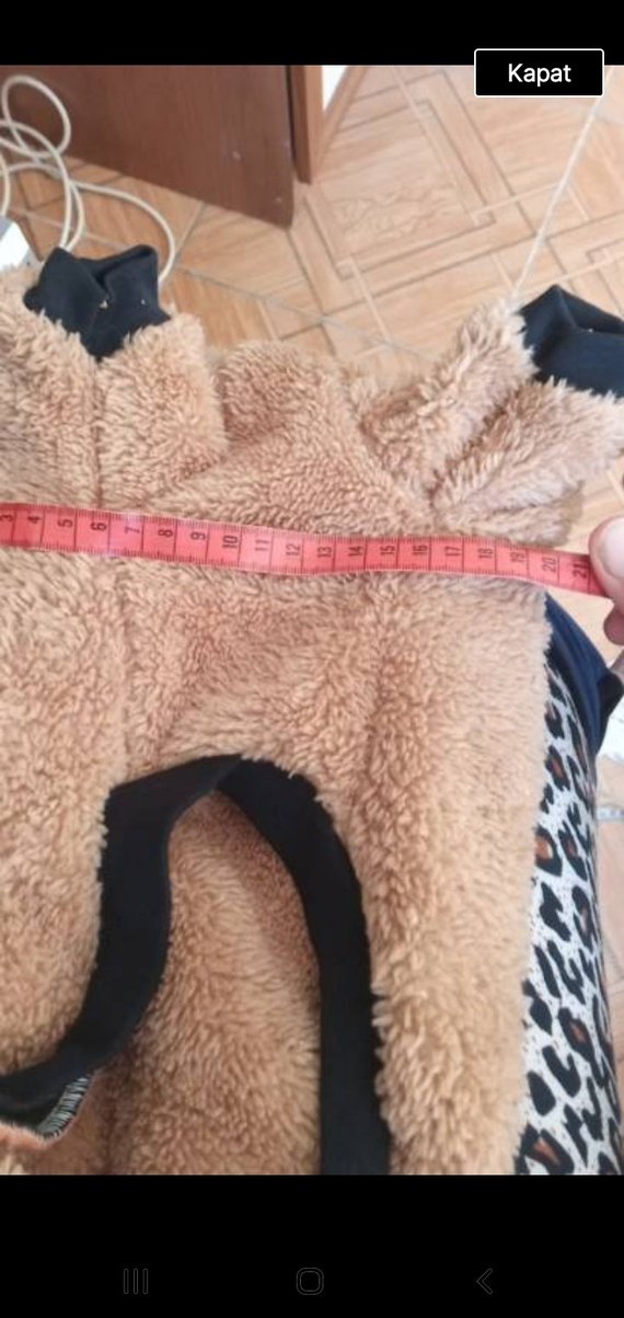 Kahverengi Peluş Kışlık Kedi için uygun - Görsel 5