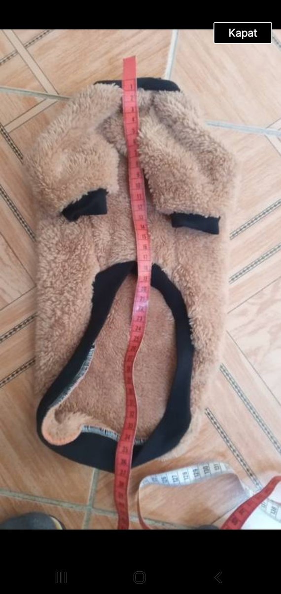 Kahverengi Peluş Kışlık Kedi için uygun - Görsel 4