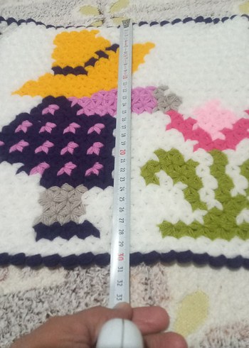 Çiçek ve Şapkalı Figürlü Renkli Lif - Görsel 2