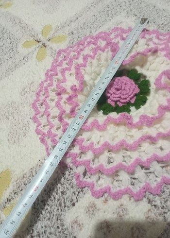 Çiçek Desenli banyo  lifi - Görsel 4