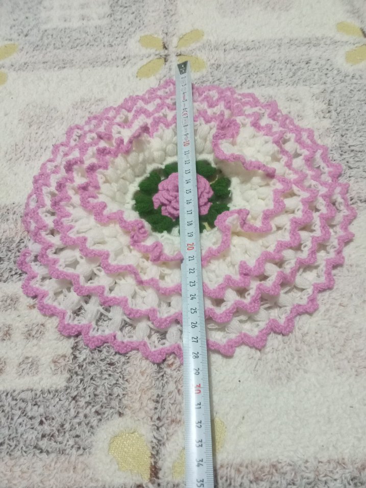 Çiçek Desenli banyo  lifi - Görsel 2