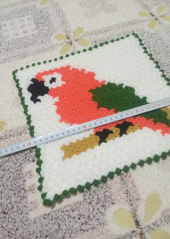 Renkli Papağan Desenli Banyo Süngeri - Görsel 4