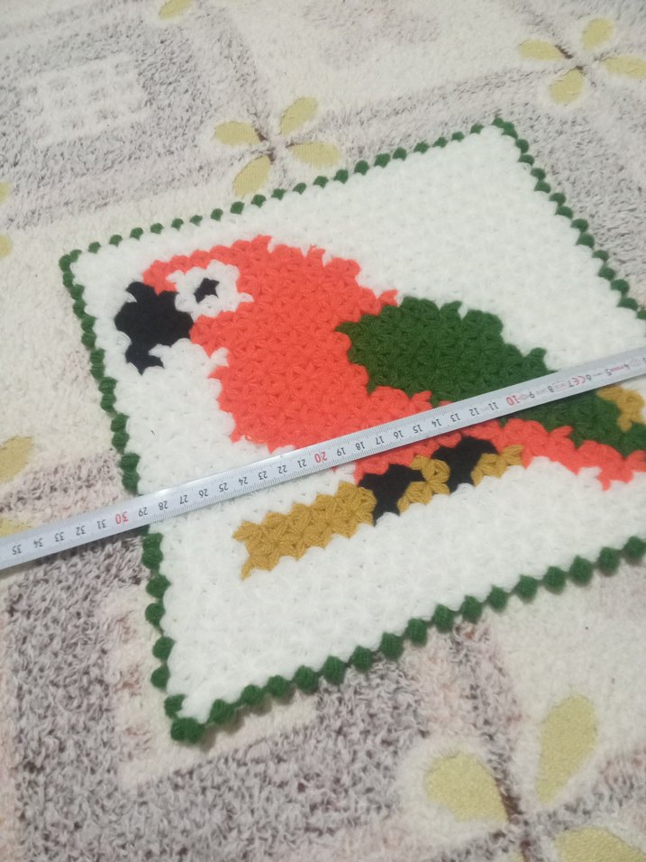 Renkli Papağan Desenli Banyo Süngeri - Görsel 4