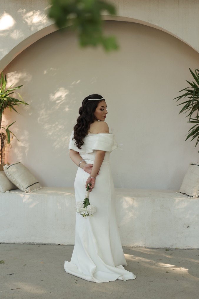 Beyaz Straplez Denizkızı Gelinlik - Görsel 4