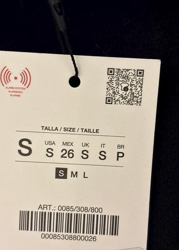 Zara siyah fırfırlı elbise - Görsel 4