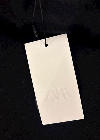 Zara siyah fırfırlı elbise - Görsel 3