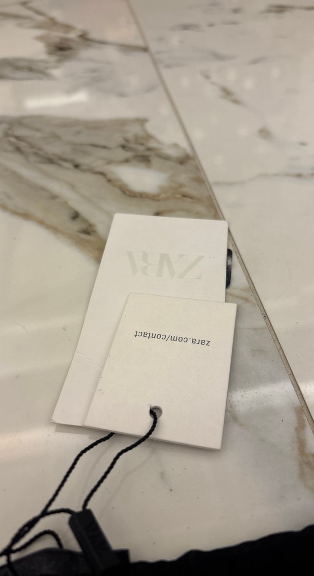 Boncuk İşlemeli Siyah ZARA Mini Etek - Görsel 5