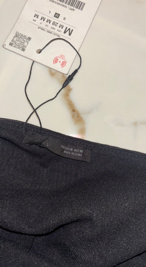 Zara Siyah Kadın Taşlı Elbise - Görsel 5