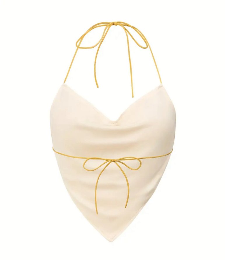 Nakışlı Boncuklu Bohem Mini Büstiyer - Görsel 3