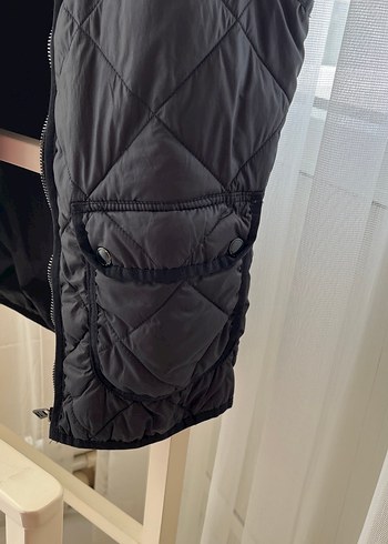 xs Beden LTB Fermuarlı Siyah Kadın Yelek