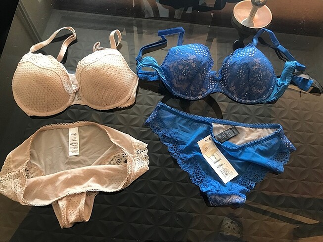 xs Beden çeşitli Renk Etiketi üzerinde 2?li sütyen takım