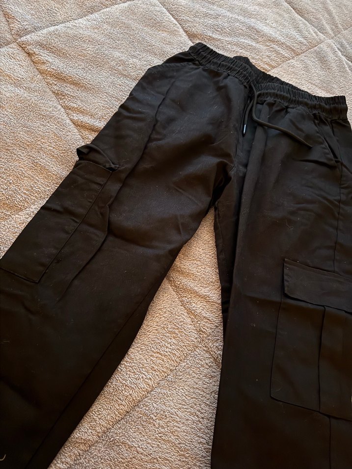 Siyah Rahat Jogger Pantolon — görsel 5/8