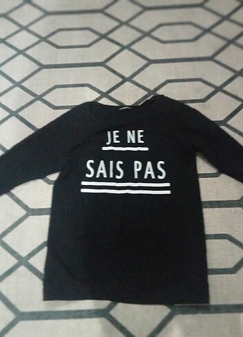 40 Beden siyah Renk 40 beden sweatshirt 