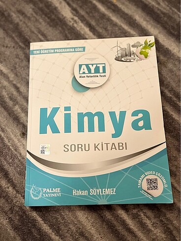 PALME YAYINEVİ AYT KİMYA SORU BANKASI VİDEO ÇÖZÜMLÜ