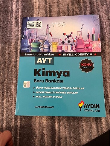 AYT KİMYA AYDIN YAYINLARI SORU BANKASI