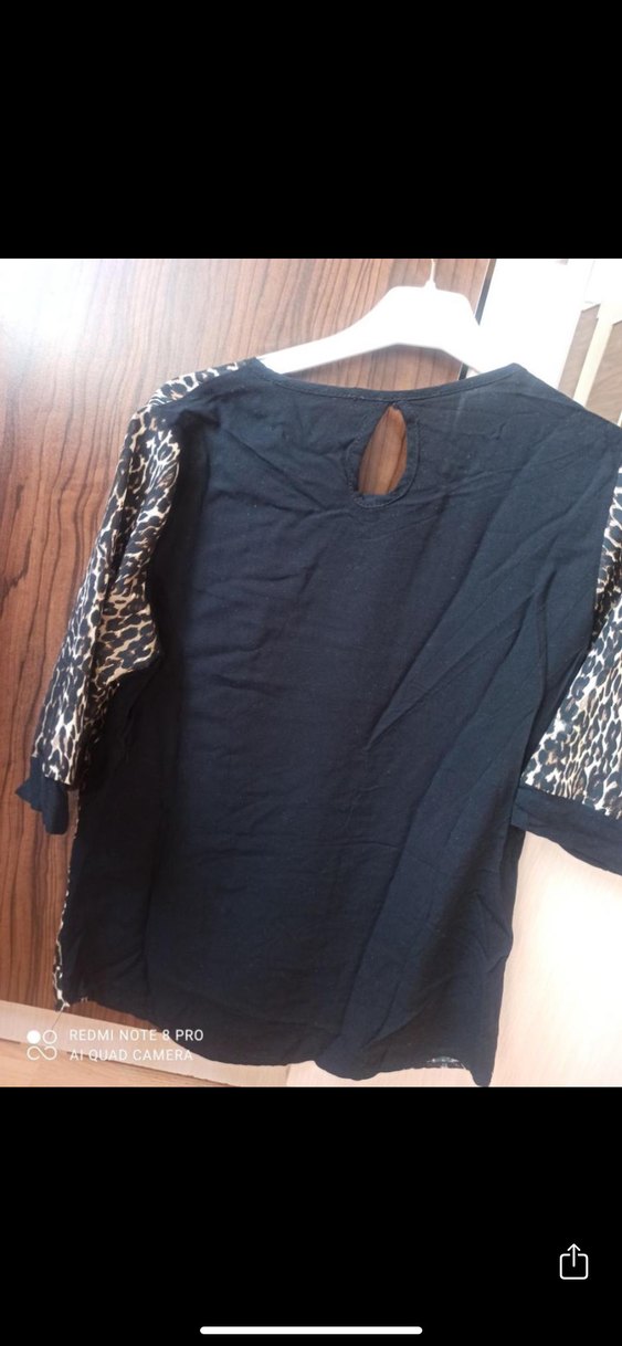 Leopar Desenli Bluz - Görsel 2