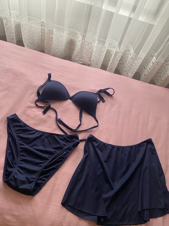LACİVERT BİKİNİ TAKIMI - Görsel 2