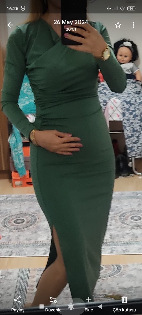 HAKİ ELBİSE - Görsel 2