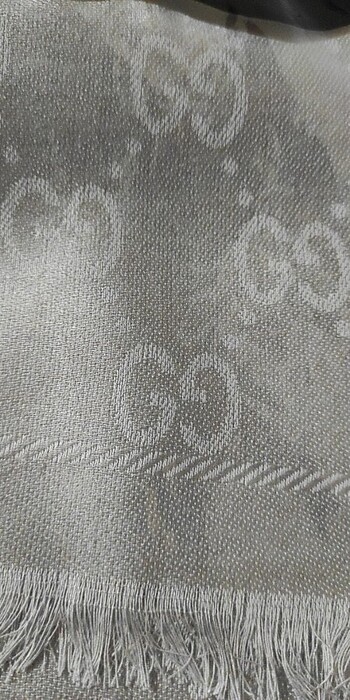 Gucci pamuk ipek şal  - Görsel 3