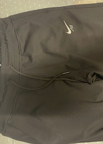 Siyah Nike Kadın eşofman Velcro Detaylı - Görsel 4