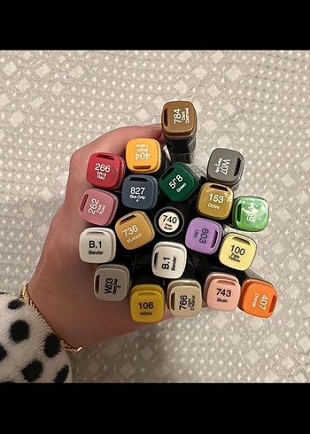 Çift Uçlu Çok Renkli Marker Kalem Seti - Görsel 2