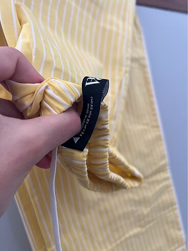 xs Beden sarı Renk zara pantolon sarı