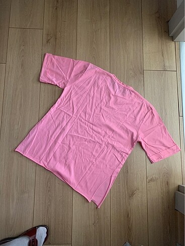 s Beden pembe Renk Penye tshirt