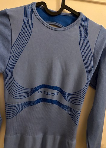 Mavi Uzun Kollu Hamile Tulum - Görsel 3