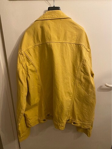 xl Beden sarı Renk H&M kot ceket