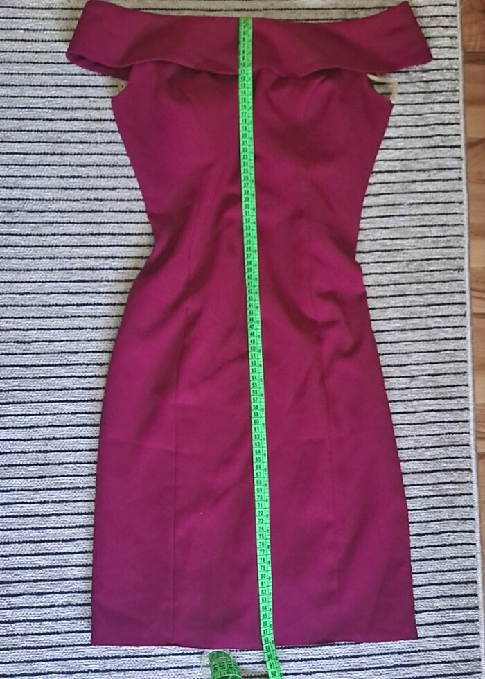 Madonna yaka nişan elbisesi - Görsel 2