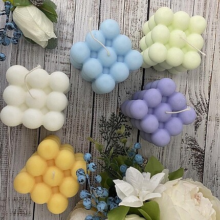 Bubble candles