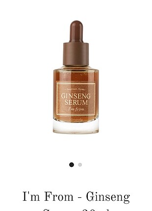 Ginseng serum 