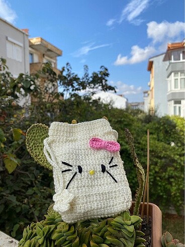 hello kitty pouch cüzdan kese