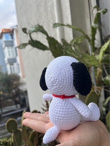 örgü amigurimi snoopy figür