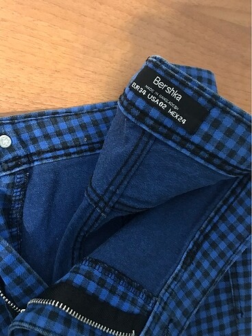 Bershka Kareli dar pantolon