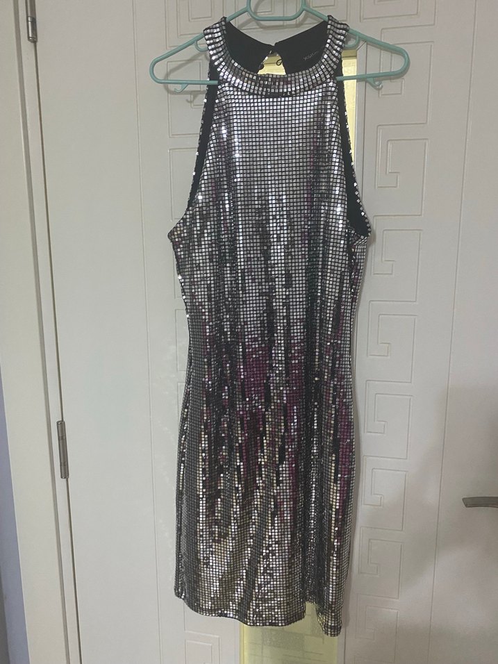 Parlak Payetli Kadın Abiye Elbise - Görsel 2