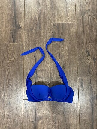 Saks mavi bikini üstü bir kere giyildi 40 beden