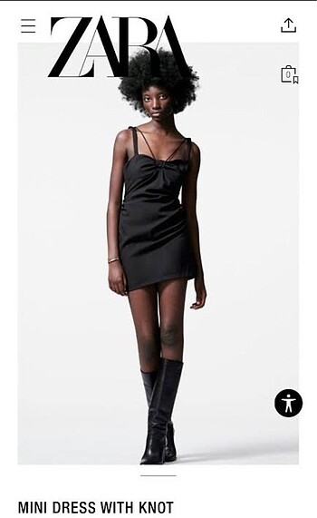 Zara kisa elbise