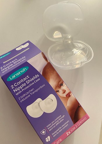 Lansinoh 2'li Emzirme Göğüs Kalkanı Beyaz - Görsel 2