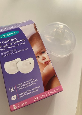 Lansinoh 2'li Emzirme Göğüs Kalkanı Beyaz - Görsel 3