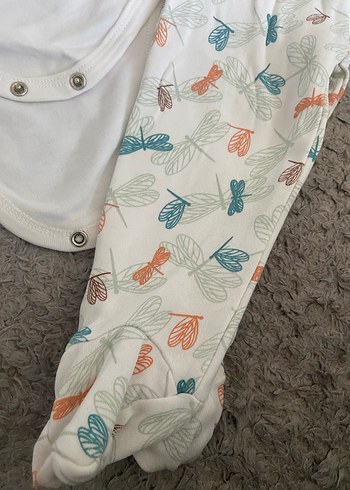 Çıtçıtlı Uzun Kollu Baskılı Takım - Görsel 3