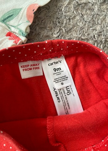 Carters 3lü Kız Bebek Takımı - Görsel 5