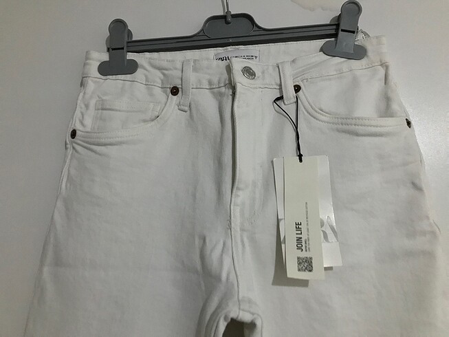 36 Beden beyaz Renk Zara jean