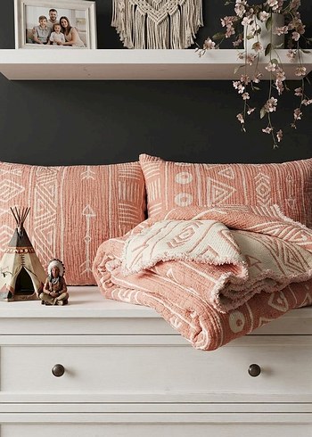 Etnik Desenli Müslim Yatak Örtüsü Takımı - Görsel 3