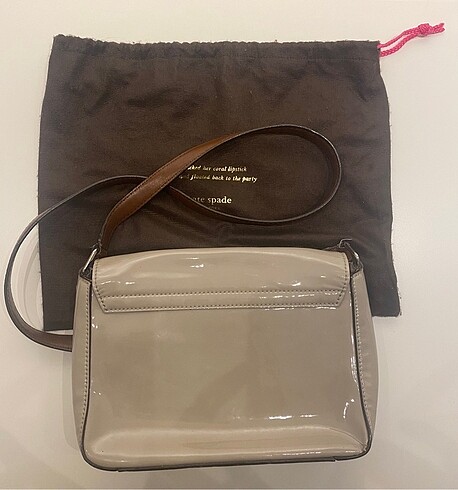 Beden camel Renk Kate Spade Rugan Bej-Vizon Çanta