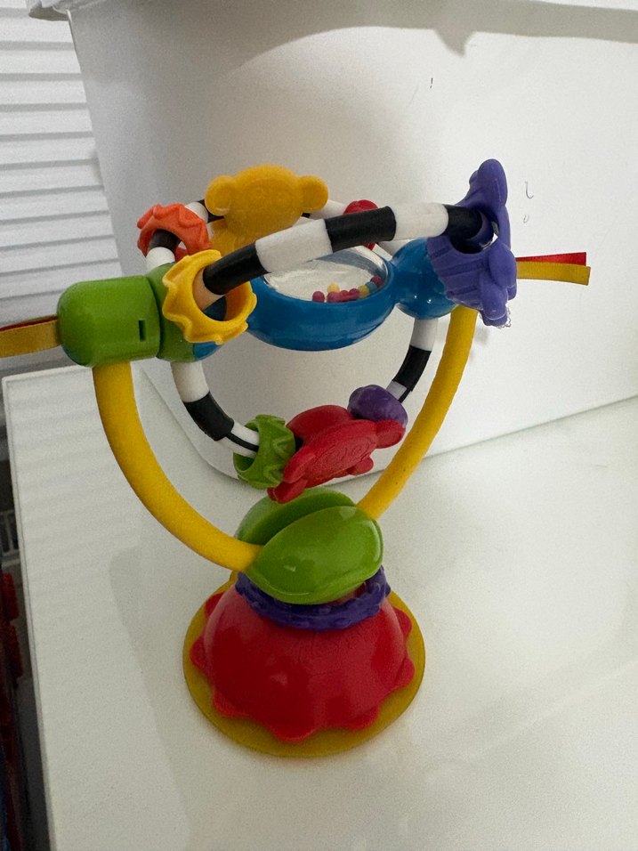 Renkli Diş Kaşıyıcı ve Çıngırak Oyuncak - Görsel 2