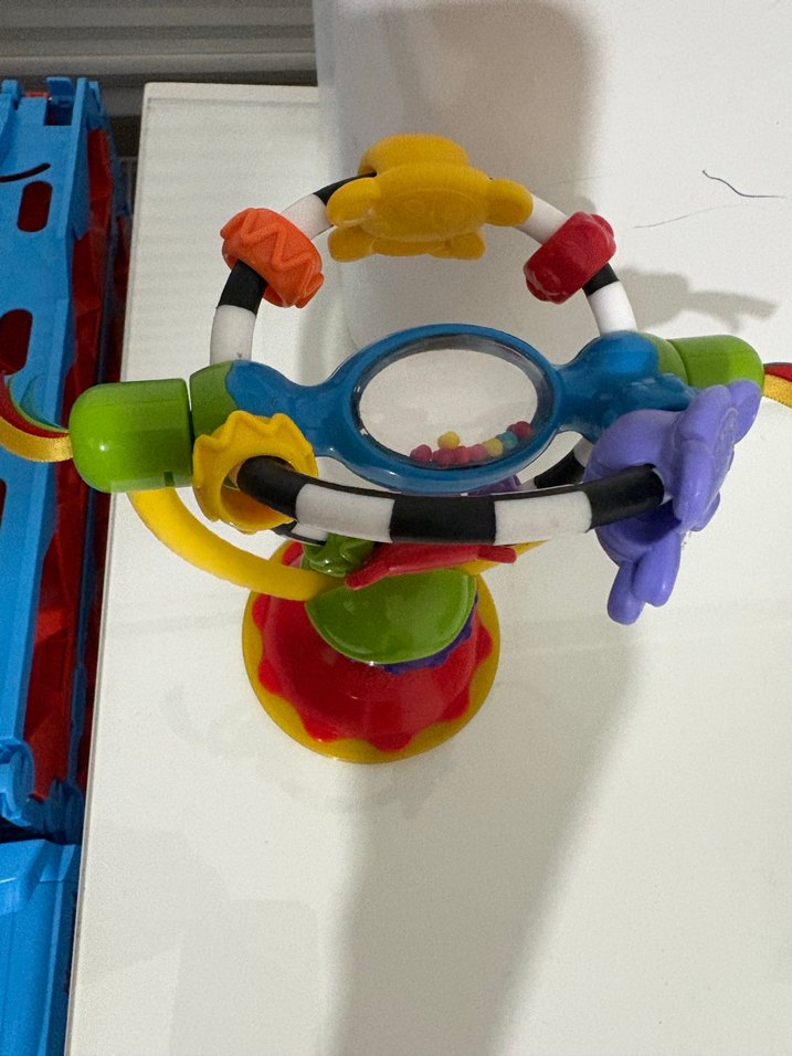 Renkli Diş Kaşıyıcı ve Çıngırak Oyuncak - Görsel 3