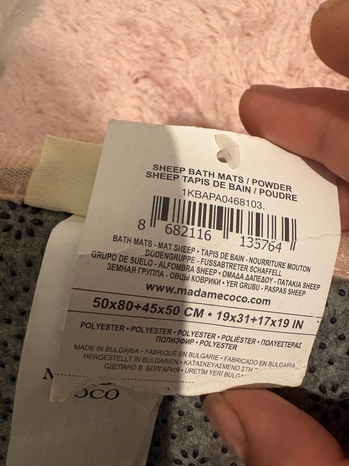 Pastel Pembe Banyo Paspası - Görsel 3