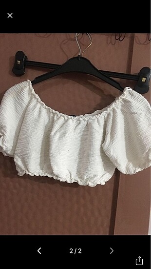 Bershka Beyaz crop satıldııı